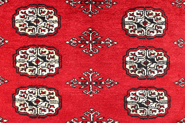 Firebrick Bokhara 5' 6 x 8' 1 - No. 60403 - ALRUG Rug Store