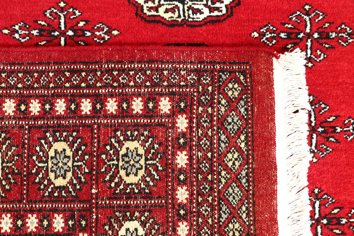 Firebrick Bokhara 5' 6 x 8' 1 - No. 60403 - ALRUG Rug Store