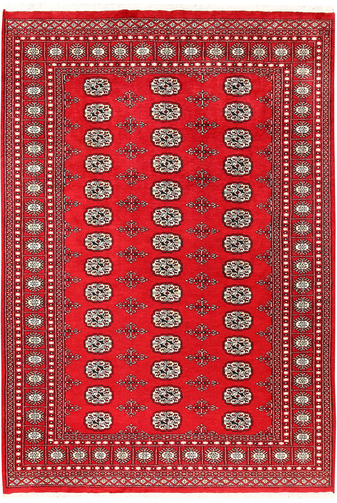 Firebrick Bokhara 5' 6 x 8' 1 - No. 60403 - ALRUG Rug Store