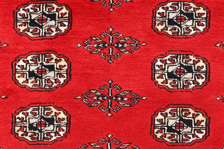 Red Bokhara 5' 6 x 8' 2 - No. 60407 - ALRUG Rug Store