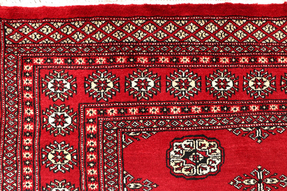 Red Bokhara 5' 7 x 8' 6 - No. 60409 - ALRUG Rug Store
