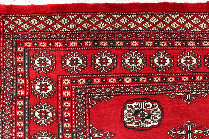 Red Bokhara 5' 7 x 8' 6 - No. 60409 - ALRUG Rug Store