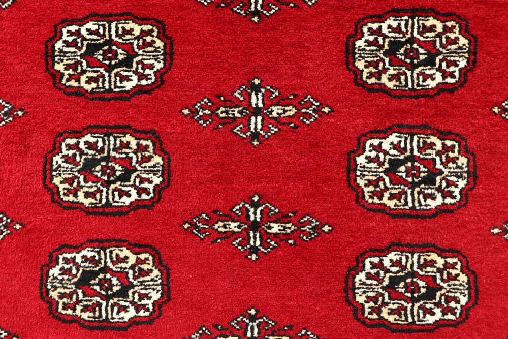Red Bokhara 5' 7 x 8' 6 - No. 60409 - ALRUG Rug Store