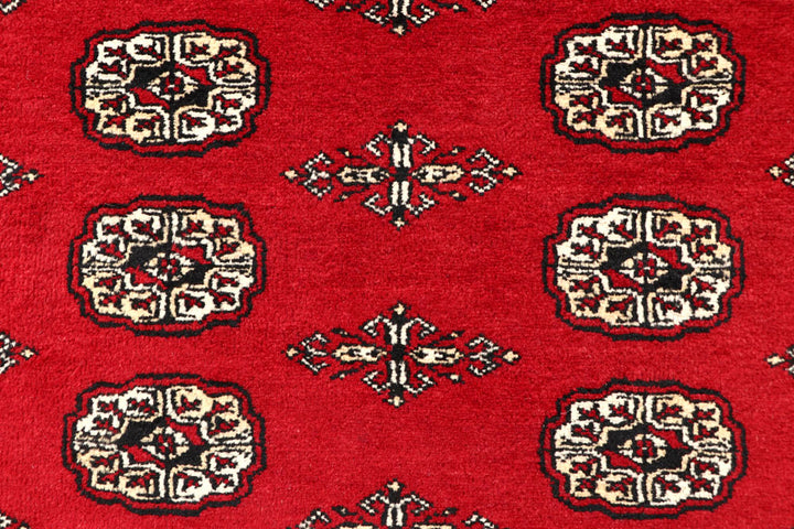 Red Bokhara 5' 7 x 8' 6 - No. 60409 - ALRUG Rug Store