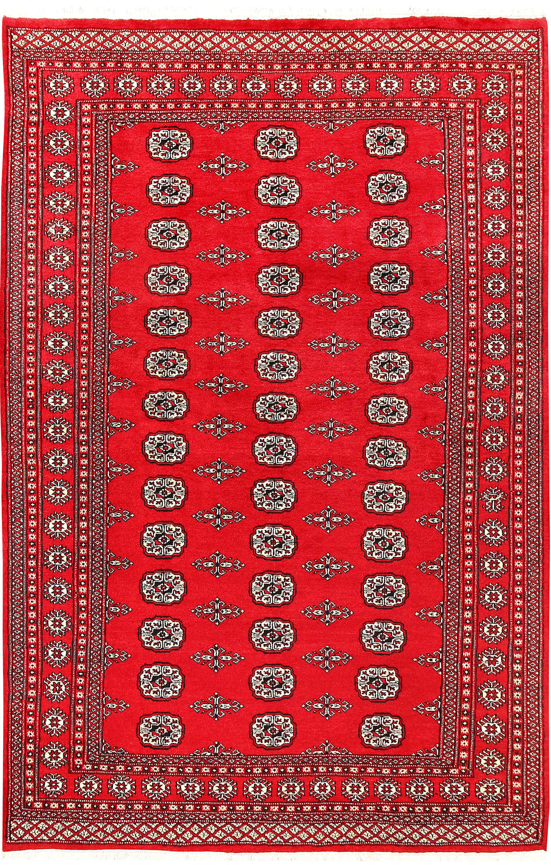 Red Bokhara 5' 7 x 8' 6 - No. 60409 - ALRUG Rug Store