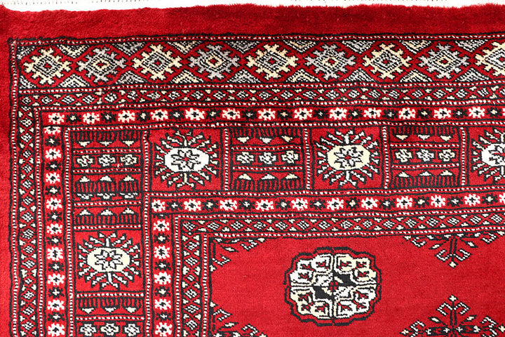 Red Bokhara 5' 6 x 8' 11 - No. 60411 - ALRUG Rug Store
