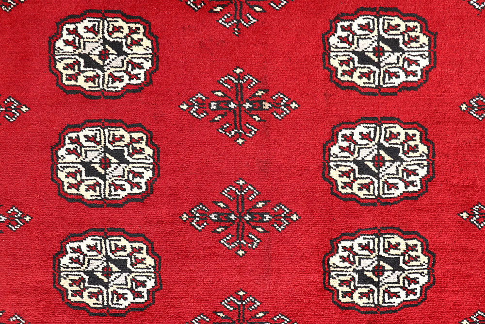 Red Bokhara 5' 6 x 8' 11 - No. 60411 - ALRUG Rug Store