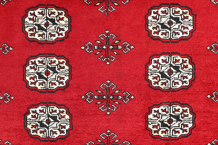 Red Bokhara 5' 6 x 8' 11 - No. 60411 - ALRUG Rug Store