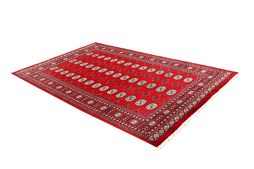 Red Bokhara 5' 6 x 8' 11 - No. 60411 - ALRUG Rug Store