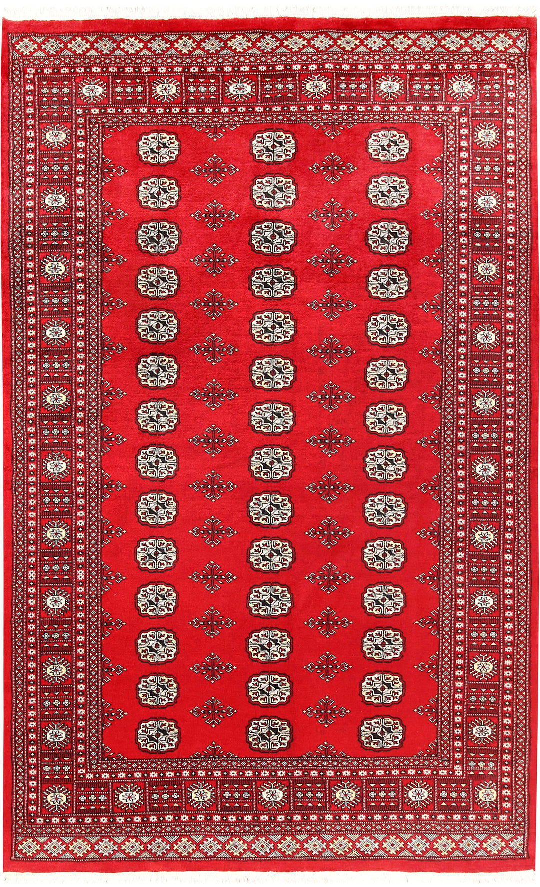 Red Bokhara 5' 6 x 8' 11 - No. 60411 - ALRUG Rug Store