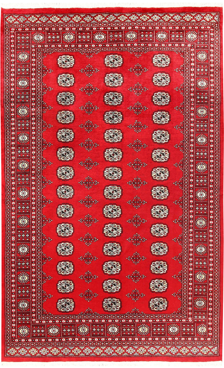 Red Bokhara 5' 6 x 8' 11 - No. 60411 - ALRUG Rug Store