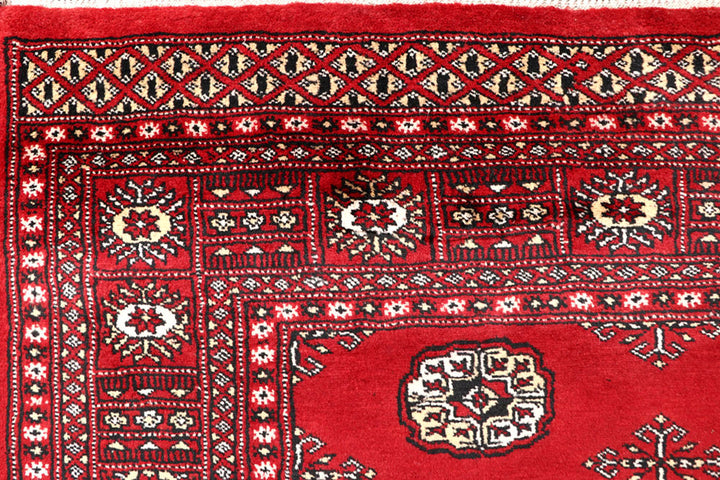 Red Bokhara 5' 7 x 8' 9 - No. 60415 - ALRUG Rug Store