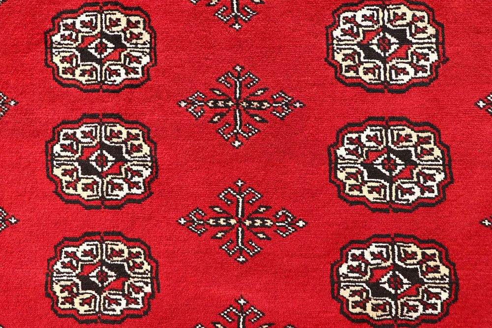 Red Bokhara 5' 7 x 8' - No. 60417 - ALRUG Rug Store