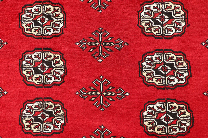 Red Bokhara 5' 7 x 8' - No. 60417 - ALRUG Rug Store