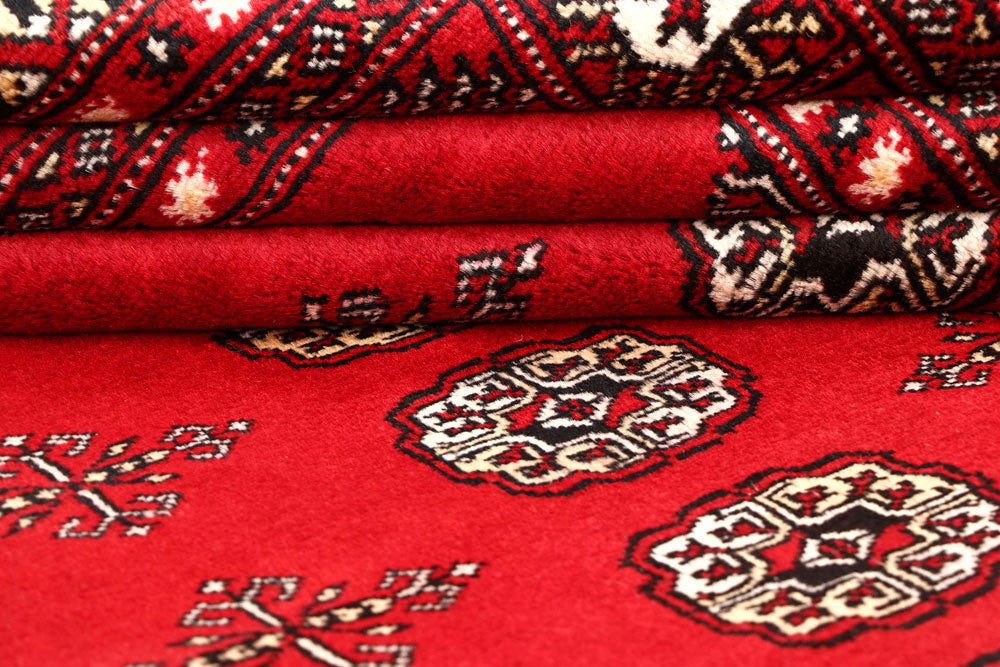 Red Bokhara 5' 7 x 8' - No. 60417 - ALRUG Rug Store