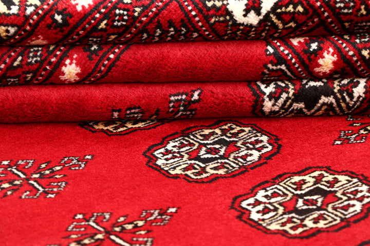 Red Bokhara 5' 7 x 8' - No. 60417 - ALRUG Rug Store