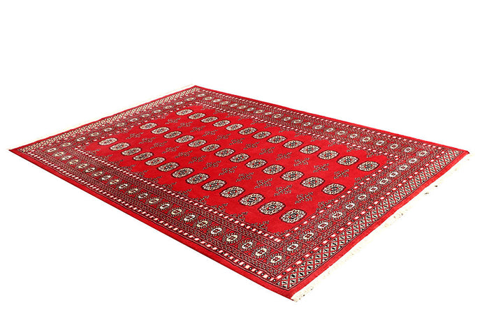 Red Bokhara 5' 7 x 8' - No. 60417 - ALRUG Rug Store
