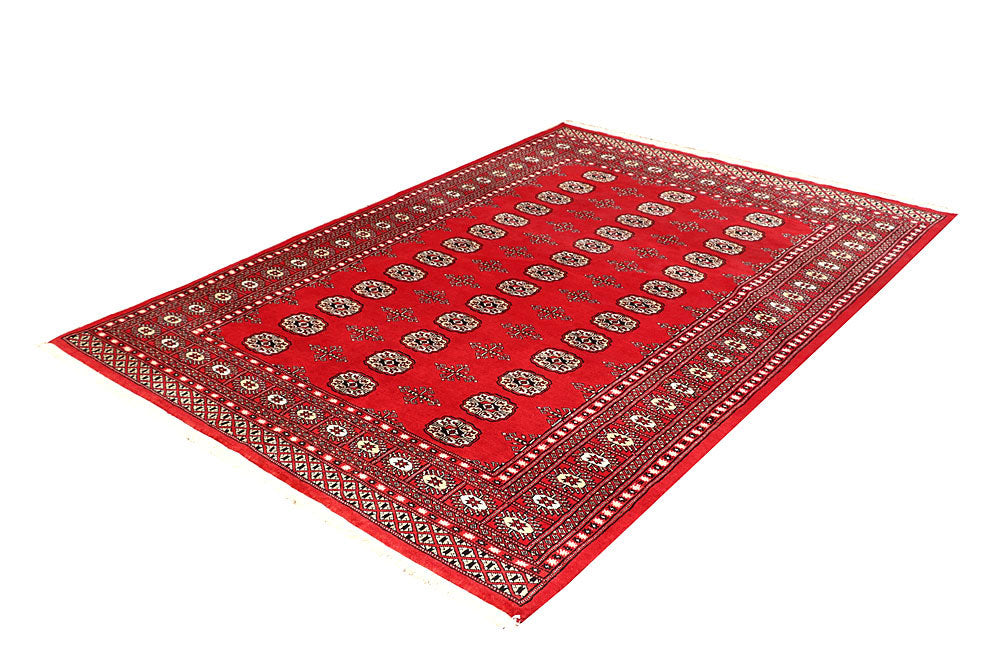 Red Bokhara 5' 7 x 8' - No. 60417 - ALRUG Rug Store