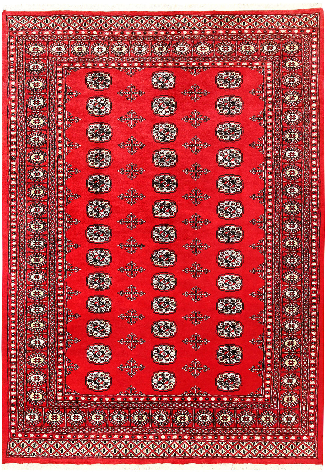 Red Bokhara 5' 7 x 8' - No. 60417 - ALRUG Rug Store