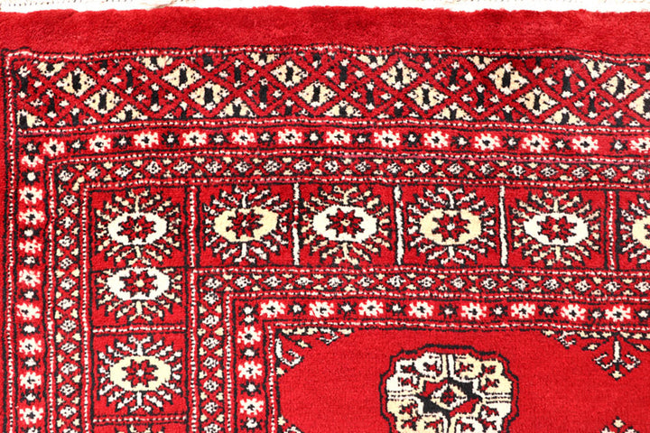 Red Bokhara 5' 7 x 8' - No. 60420 - ALRUG Rug Store