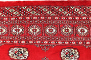 Red Bokhara 5' 7 x 8' - No. 60420 - ALRUG Rug Store