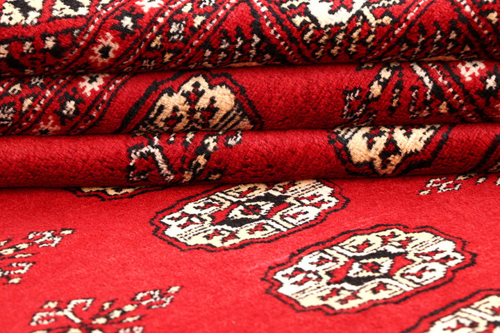 Red Bokhara 5' 7 x 8' - No. 60420 - ALRUG Rug Store