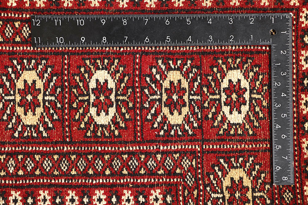 Red Bokhara 5' 7 x 8' - No. 60420 - ALRUG Rug Store
