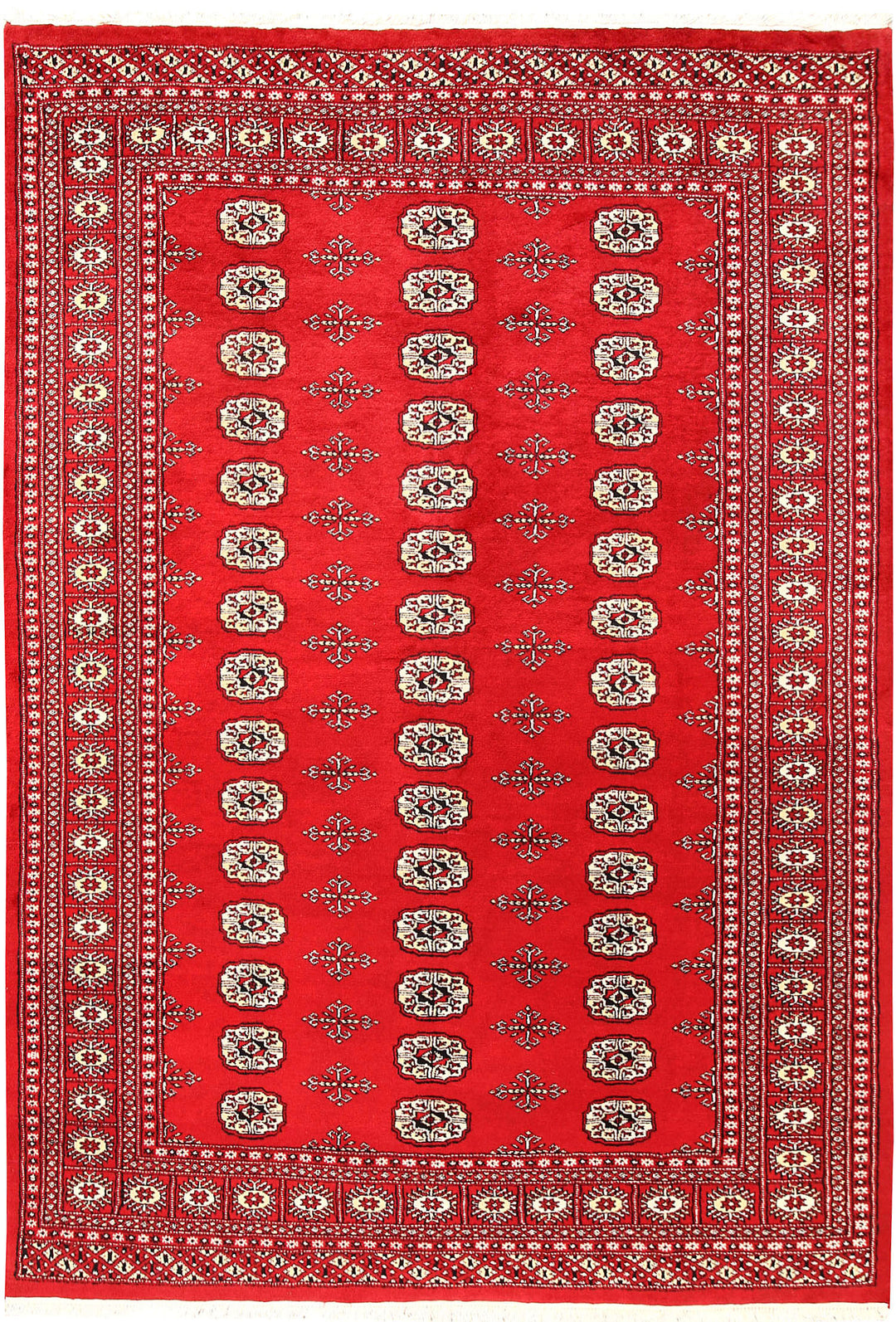 Red Bokhara 5' 7 x 8' - No. 60420 - ALRUG Rug Store