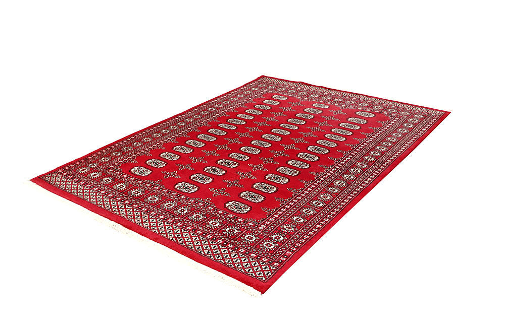 Firebrick Bokhara 5' 6 x 7' 9 - No. 60421 - ALRUG Rug Store