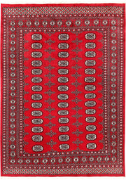 Firebrick Bokhara 5' 6 x 7' 9 - No. 60421 - ALRUG Rug Store
