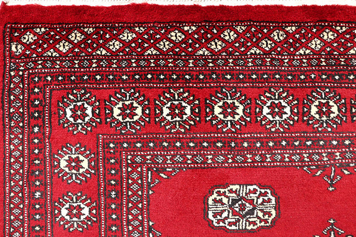 Red Bokhara 5' 7 x 8' 8 - No. 60426 - ALRUG Rug Store