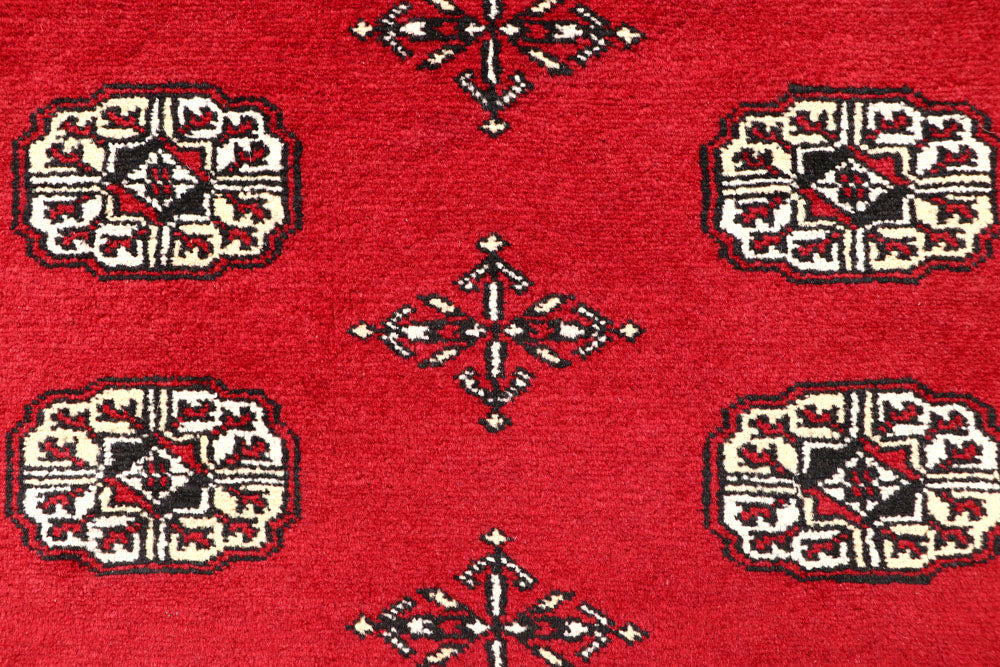Red Bokhara 5' 7 x 8' 8 - No. 60426 - ALRUG Rug Store