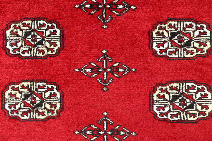 Red Bokhara 5' 7 x 8' 8 - No. 60426 - ALRUG Rug Store