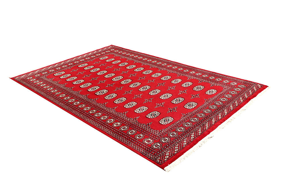 Red Bokhara 5' 7 x 8' 8 - No. 60426 - ALRUG Rug Store