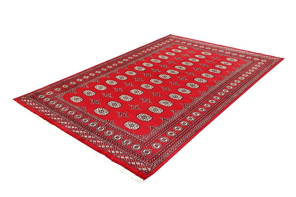 Red Bokhara 5' 7 x 8' 8 - No. 60426 - ALRUG Rug Store