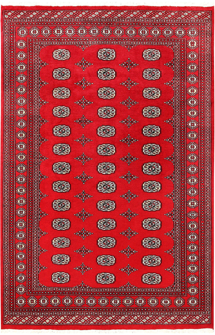 Red Bokhara 5' 7 x 8' 8 - No. 60426 - ALRUG Rug Store