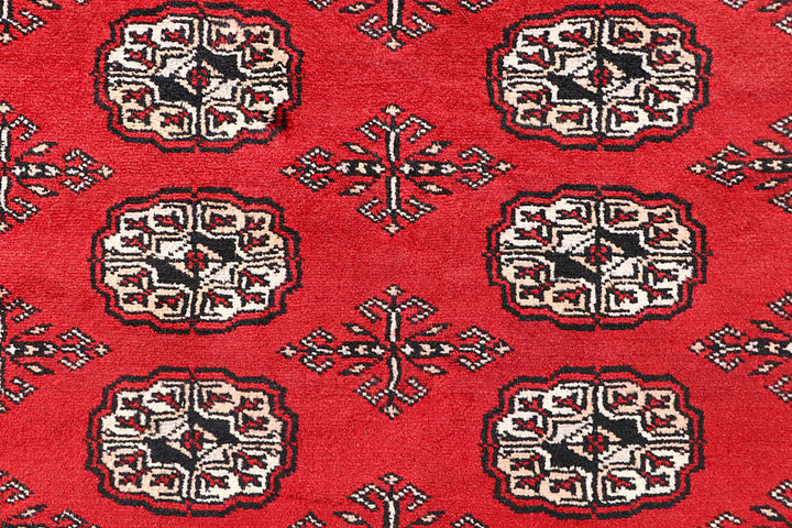 Red Bokhara 5' 6 x 8' 2 - No. 60433 - ALRUG Rug Store