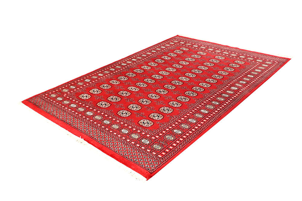 Red Bokhara 5' 6 x 8' 2 - No. 60433 - ALRUG Rug Store