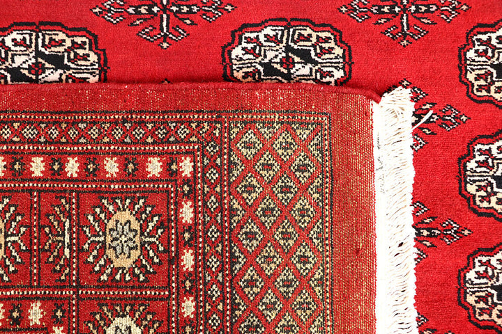 Red Bokhara 5' 6 x 8' 2 - No. 60433 - ALRUG Rug Store