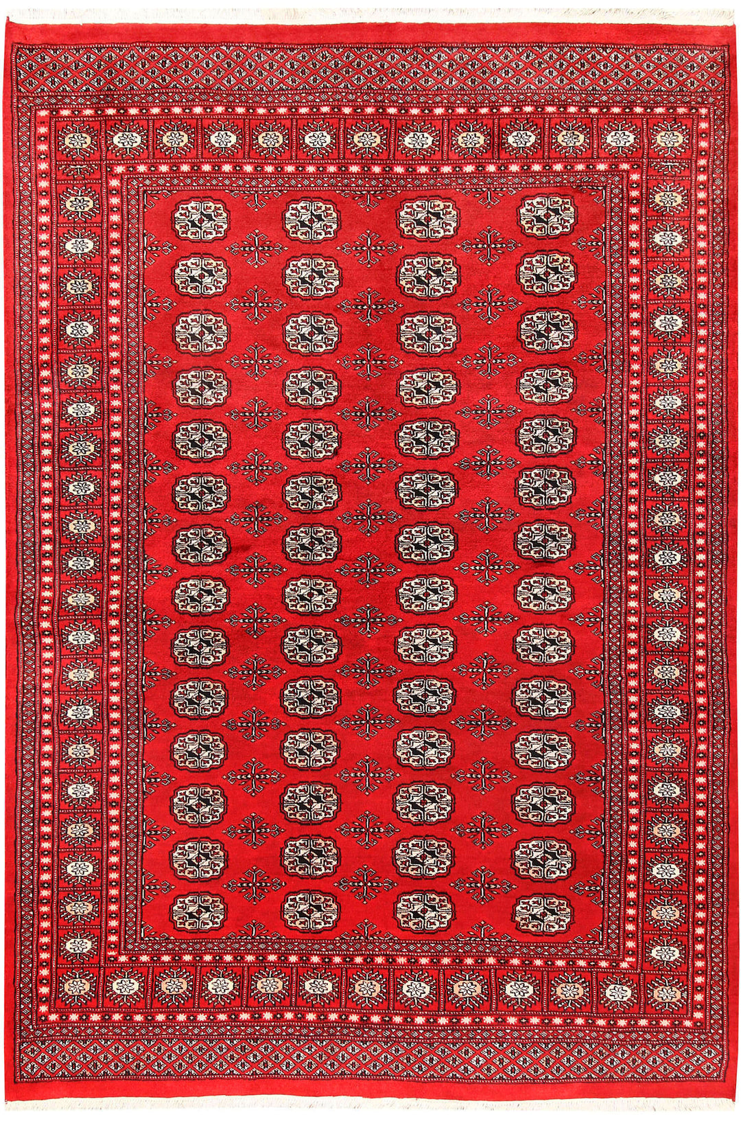Red Bokhara 5' 6 x 8' 2 - No. 60433 - ALRUG Rug Store