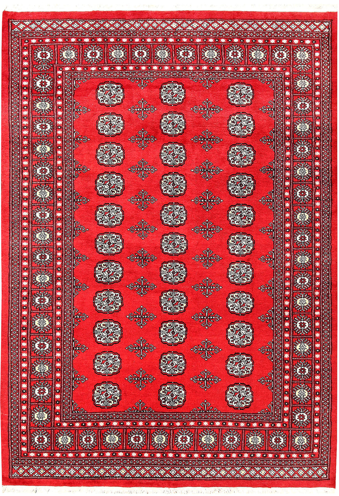 Red Bokhara 5' 8 x 7' 9 - No. 60435 - ALRUG Rug Store