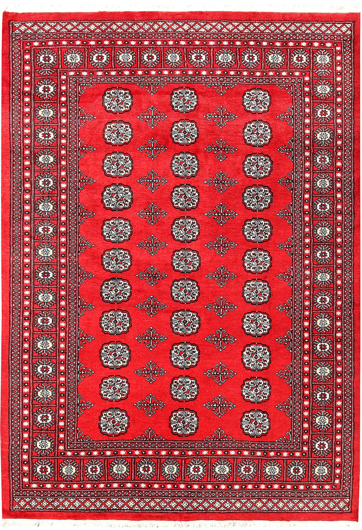 Red Bokhara 5' 8 x 7' 9 - No. 60435 - ALRUG Rug Store