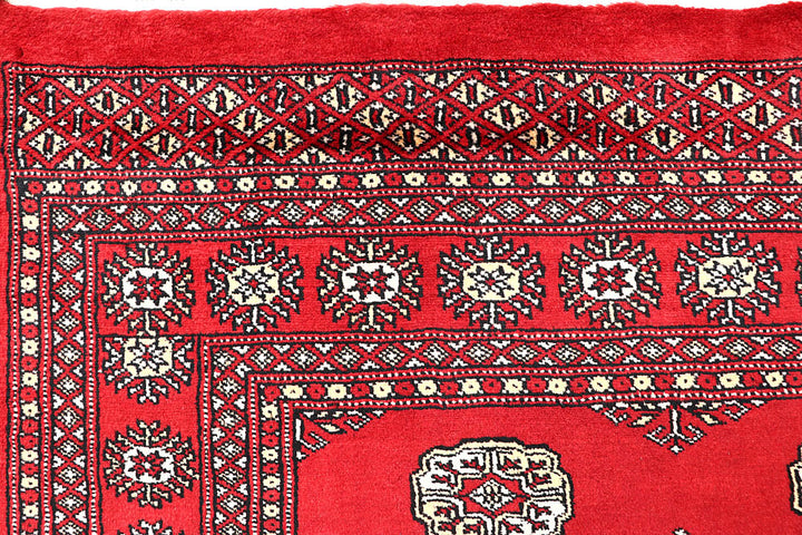 Red Bokhara 5' 5 x 8' 5 - No. 60437 - ALRUG Rug Store