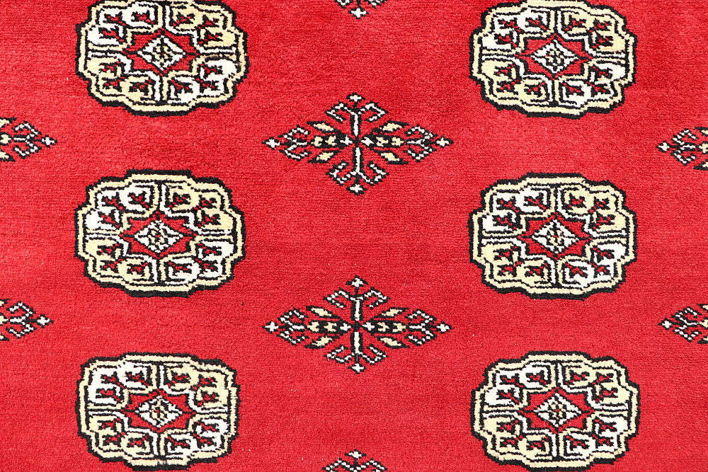 Red Bokhara 5' 5 x 8' 5 - No. 60437 - ALRUG Rug Store