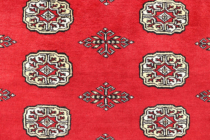 Red Bokhara 5' 5 x 8' 5 - No. 60437 - ALRUG Rug Store