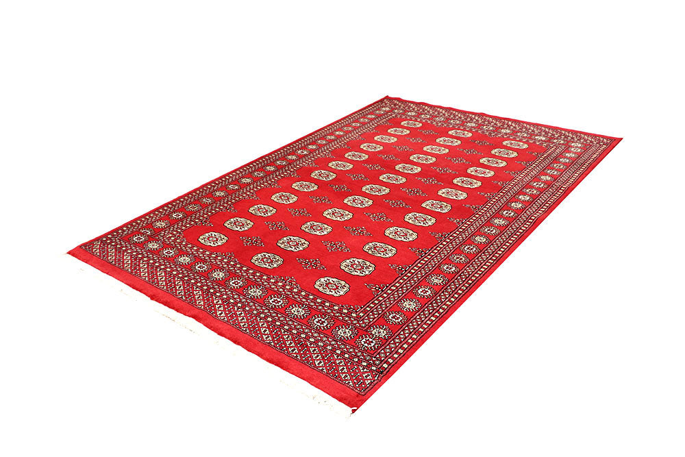 Red Bokhara 5' 5 x 8' 5 - No. 60437 - ALRUG Rug Store