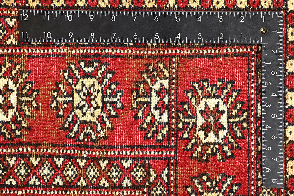 Red Bokhara 5' 5 x 8' 5 - No. 60437 - ALRUG Rug Store