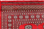 Red Bokhara 5' 7 x 9' - No. 60438 - ALRUG Rug Store