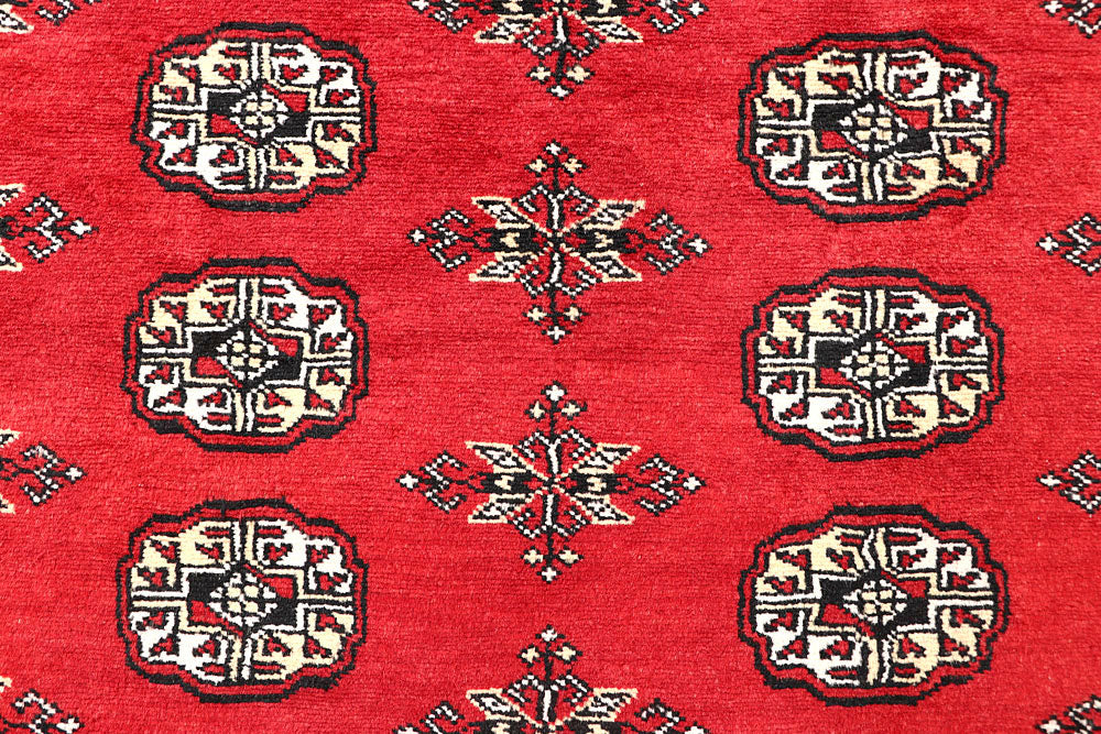 Red Bokhara 5' 7 x 9' - No. 60438 - ALRUG Rug Store