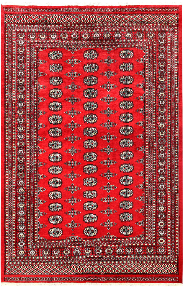 Red Bokhara 5'  7" x 9' " - No. QA37241